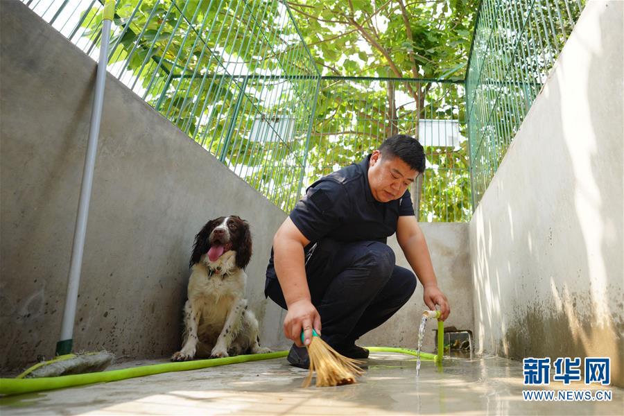 （图片故事）（9）缉毒犬“播求”和它的训导员