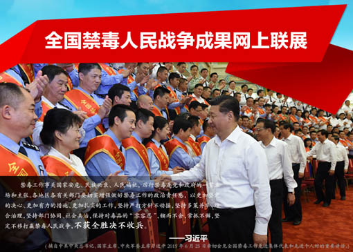 全国禁毒人民战争成果网上联展