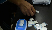 湖南高速交警查获一“毒驾”案 缴获K粉23克